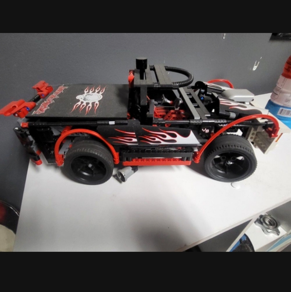 Lego racing pick up truck